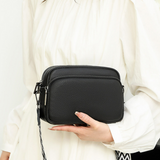 Kensington ādas Crossbody soma un aksesuāri