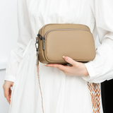 Kensington ādas Crossbody soma un aksesuāri